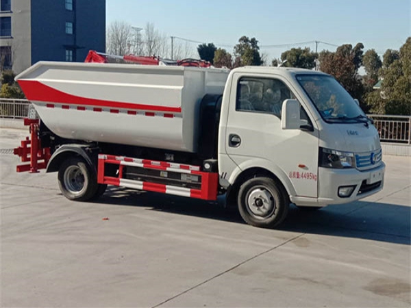 東風(fēng)華神純電動(dòng)自裝卸式垃圾車